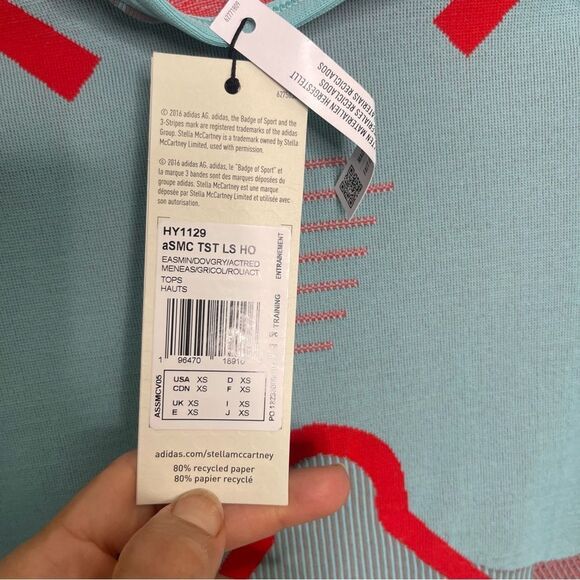 ADIDAS BY STELLA MCCARTNEY TRUE STRENGTH SEAMLESS TOP NWT XS - Picture 11 of 13